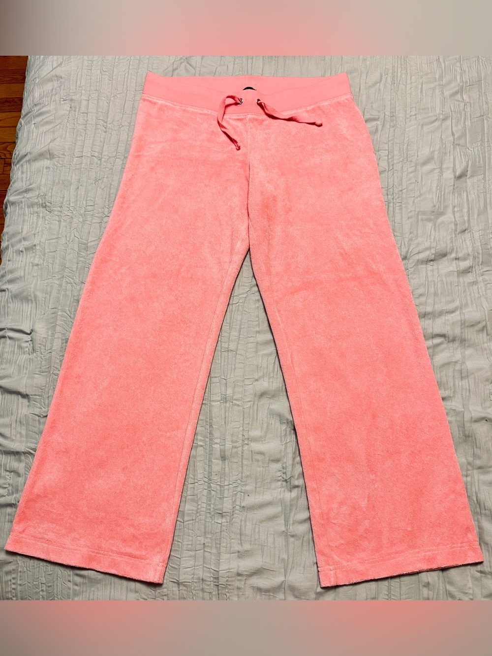Juicy Couture Pink Velvet Track Pants